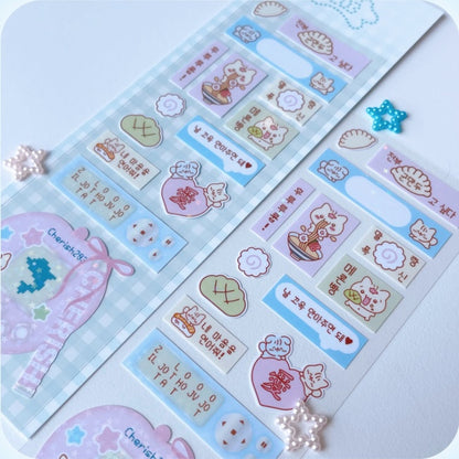 [Cherish 203] Tamagotchi Deco Sticker Sheet