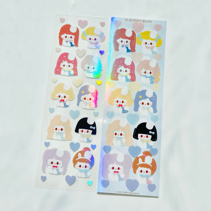 [Eunpshop] Tani Dressing Up Character Deco Sticker