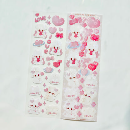 [Eunpshop] Give Love Friends Deco Sticker