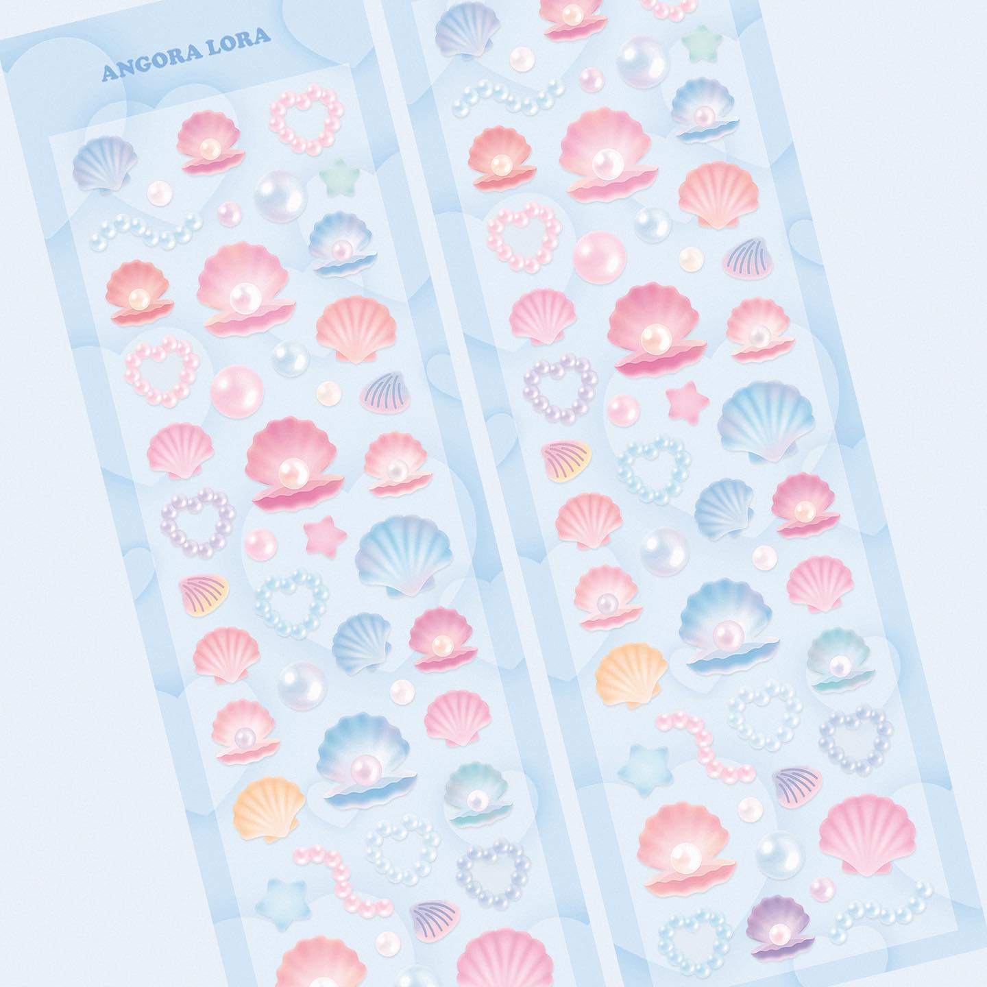 [Angora Lora] A Pearl Shell Sticker
