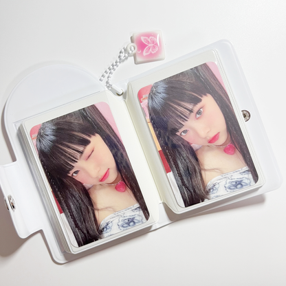 [Cherry and Night] Love U Photo Holder book (Clear photo card, Keychain)