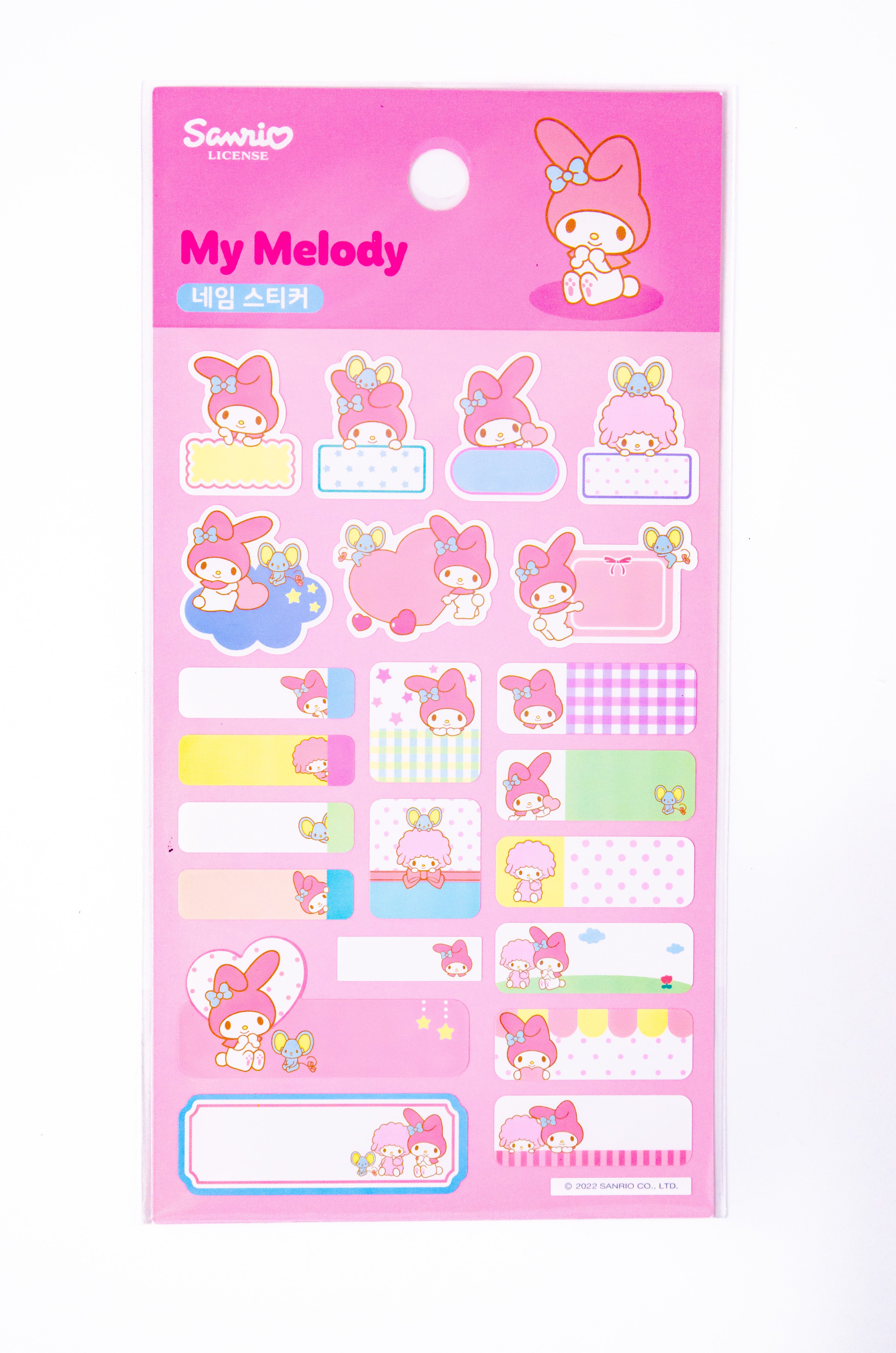 Sanrio My Melody Big Deco Stickers Type D