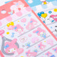 [SanrioKorea] Clear Character Toy Claw Machine Stickers (4 types)