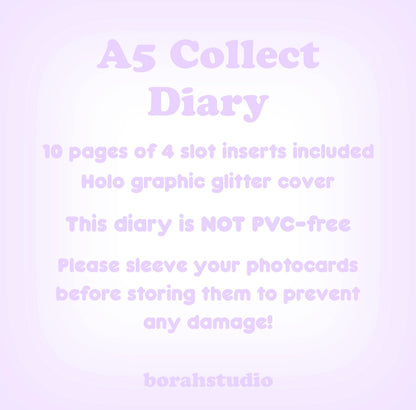 borahstudio A5 Glitter Photocard/Polco Binder