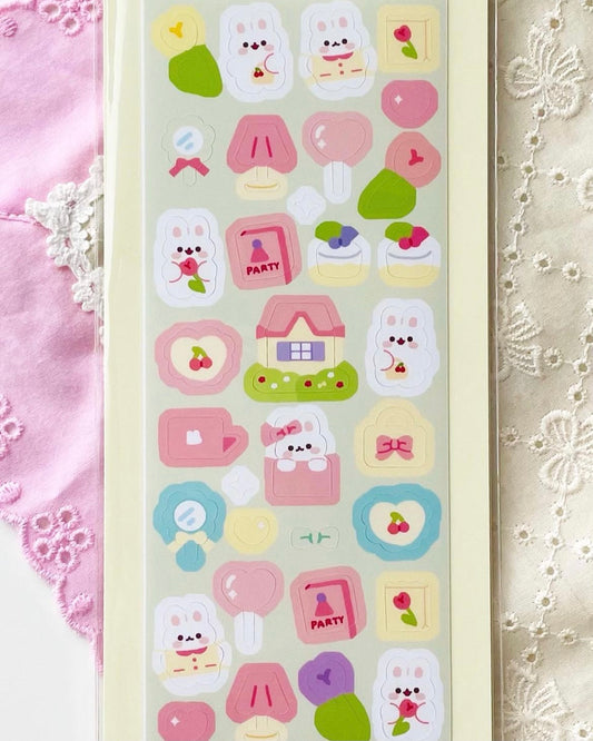 [Yeasomi] Lovely Tiny Rabbit Deco Sticker