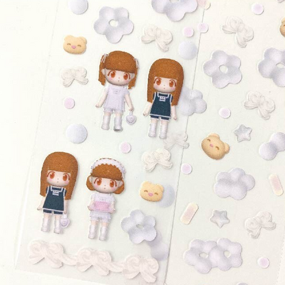 [Coral Tree] Cloud Donut Deco Sticker