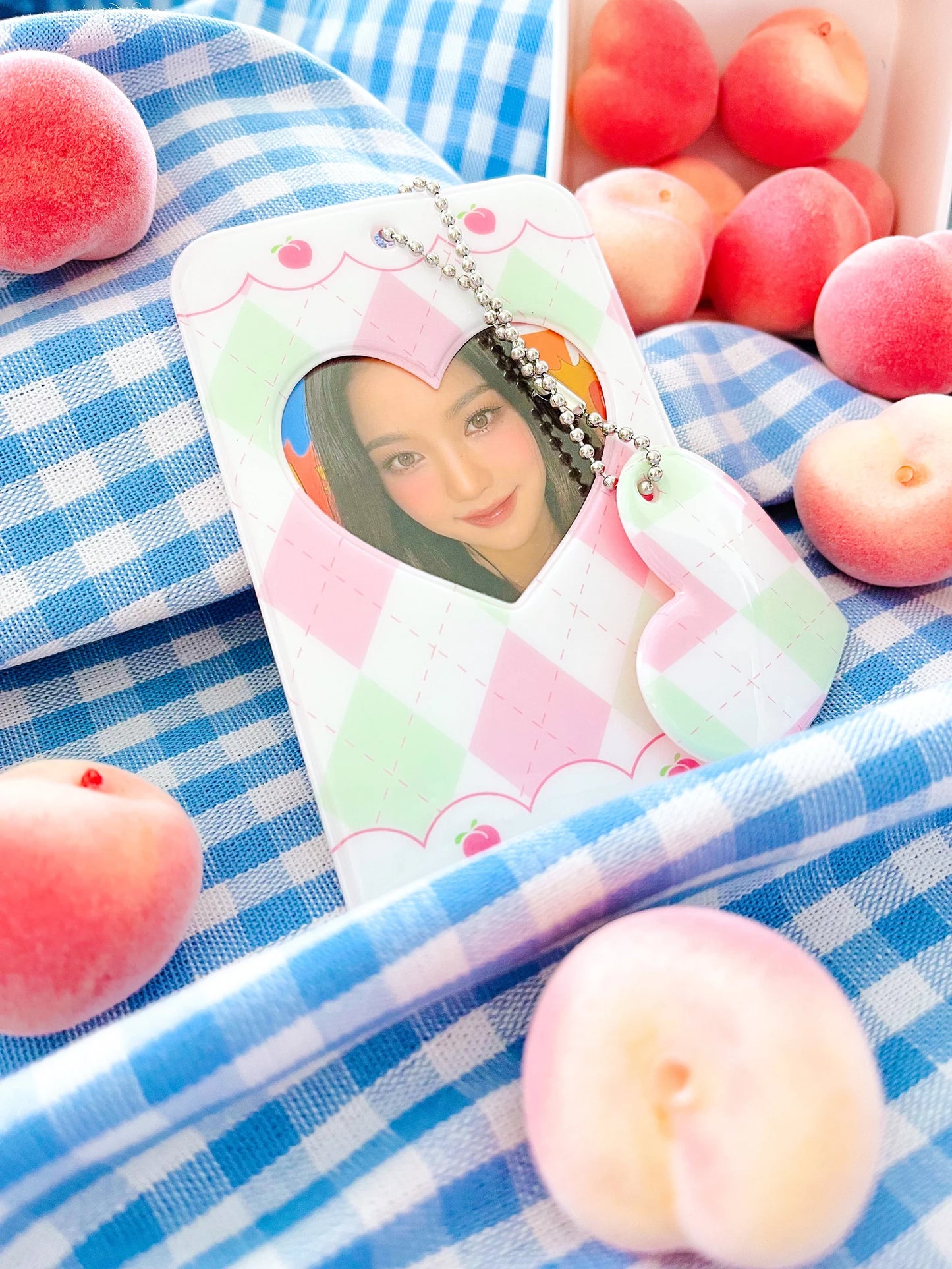 borahstudio Peach Fruit Photocard Holder