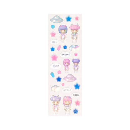 [Coral Tree] Alien Girl Deco Sticker