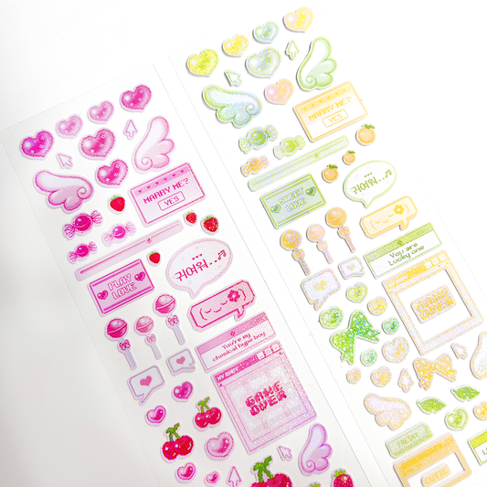 waytoofetch] heart confetti washi tape (thin, 4 colors) – It's Deco Day