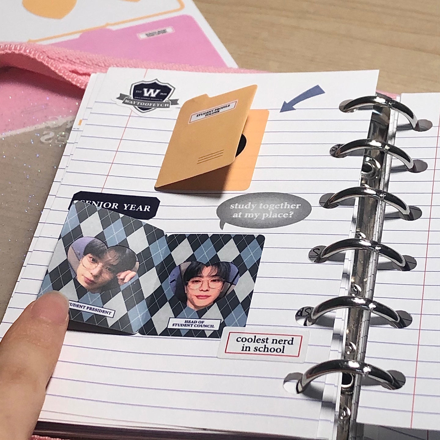 [waytoofetch] sticker book 01 whs version