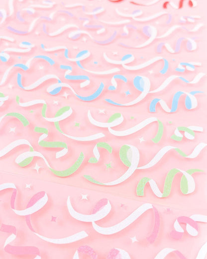 [borahstudio] Two-Toned Confetti Deco Sticker (6 colors)